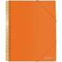 DOHE CARPETA FUNDAS A4 ESPIRAL 40F NARANJA 12-PACK 91451